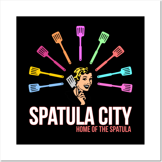 Spatula City Wall Art by AngryMongoAff